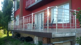 Ограждение балкона, частный дом. июль 2019 г.